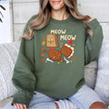 eow Meow Funny Turkey Thanksgiving Sweatshirt, Thanksgiving Turkey Sweater Unisex T-Shirts, Hoodie | ZylaModa.com