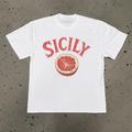 BLOOD ORANGE 'SICILY' BAGGY FADED WHITE TEE Hoodie, Sweatshirt | ZylaModa.com (Image 1)