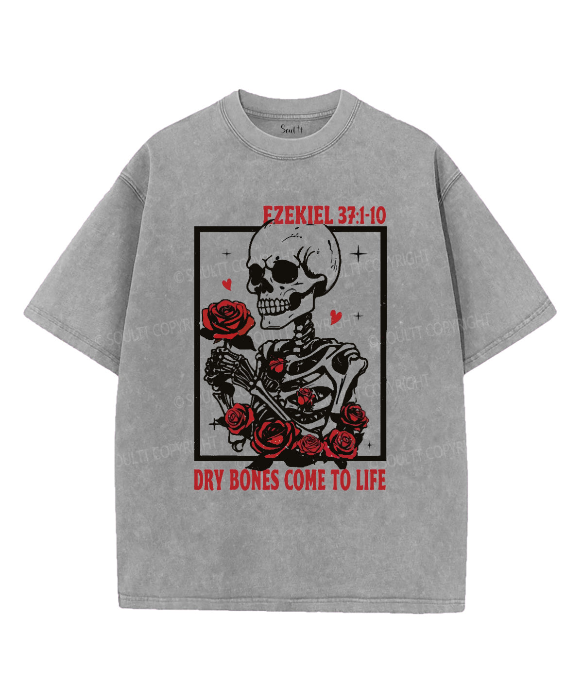 Dry Bones Come To Life Unisex Washed Christian T-shirt Style004 Hoodie, Sweatshirt | ZylaModa.com (Image 2)