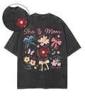 She Is Mom Double Sided Unisex Washed Christian T-shirt Style001 Hoodie, Sweatshirt | ZylaModa.com (Image 1)