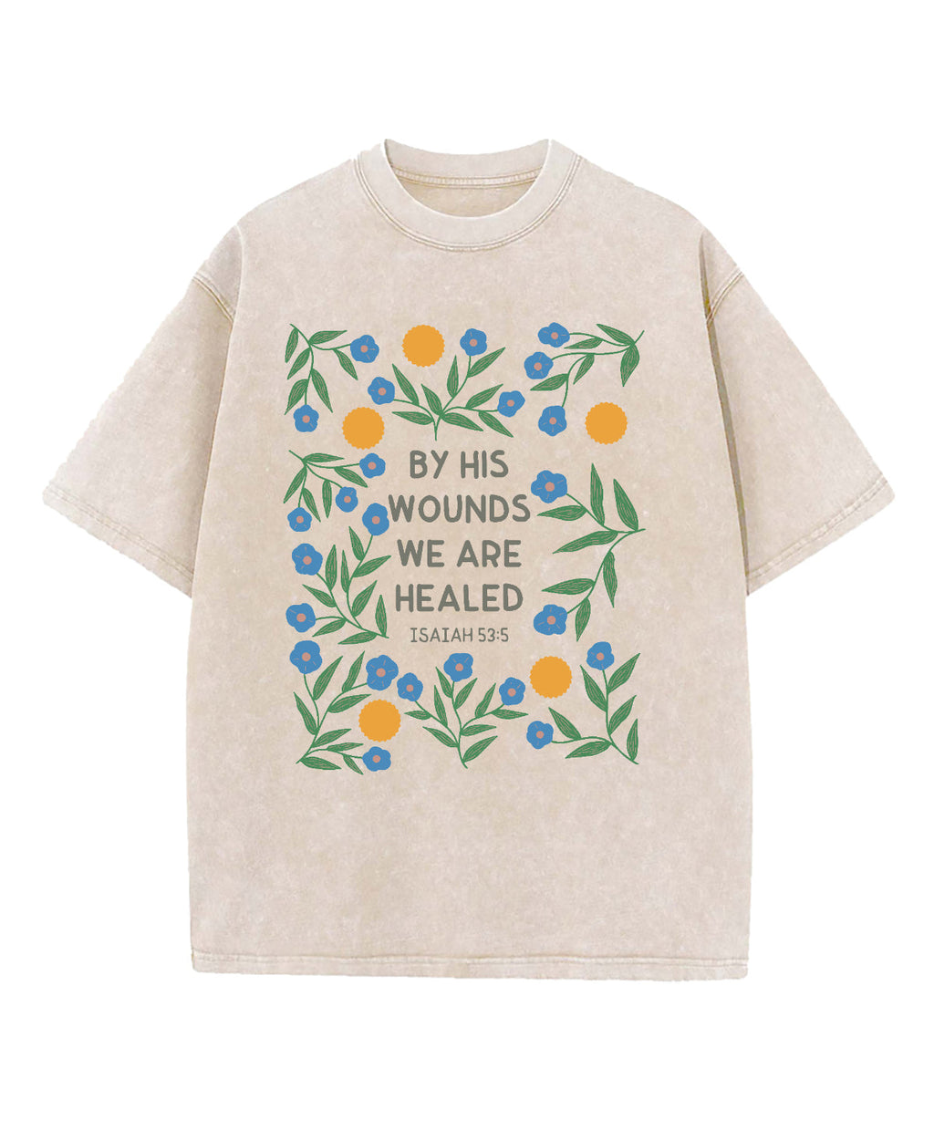 We Are Healed Washed Christian T-shirt Hoodie, Sweatshirt | ZylaModa.com (Image 4)