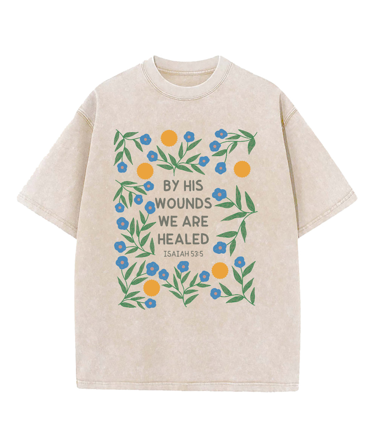 We Are Healed Washed Christian T-shirt Hoodie, Sweatshirt | ZylaModa.com (Image 4)