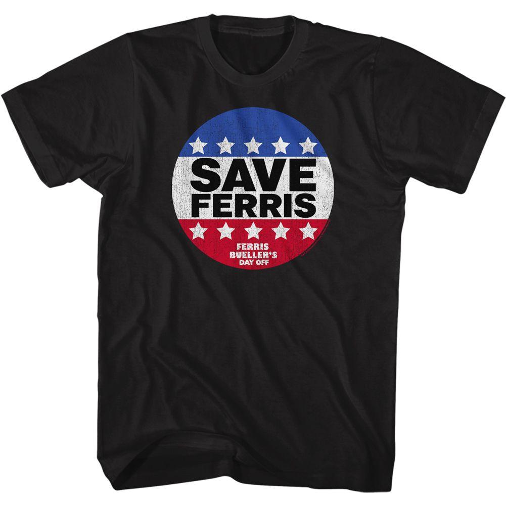 Ferris Bueller's Day Off Save Ferris Button T-Shirt Hoodie, Sweatshirt | ZylaModa.com (Image 2)