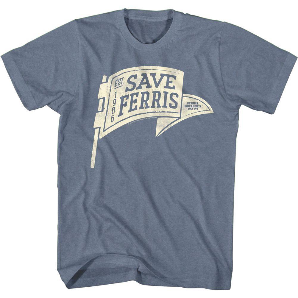 Ferris Bueller's Day Off Save Ferris Penant Boyfriend Tee Hoodie, Sweatshirt | ZylaModa.com