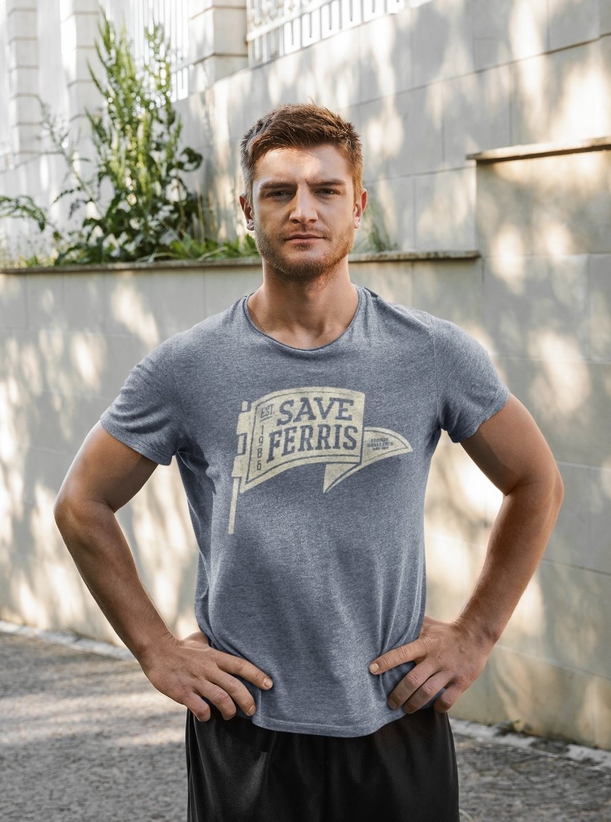Ferris Bueller's Day Off Save Ferris Penant T-Shirt Hoodie, Sweatshirt | ZylaModa.com (Image 1)