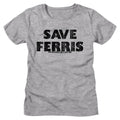 Ferris Bueller's Day Off Save Ferris Womens T-Shirt Hoodie, Sweatshirt | ZylaModa.com
