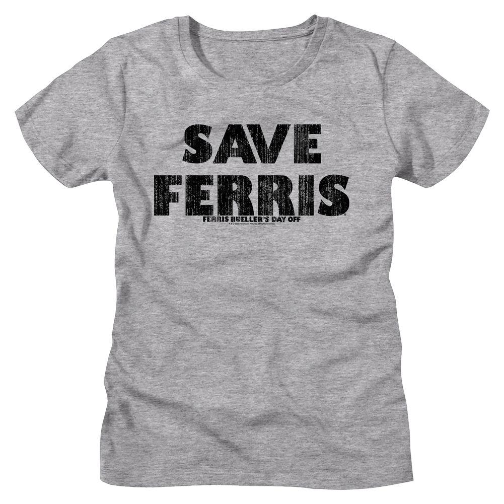 Ferris Bueller's Day Off Save Ferris Womens T-Shirt Hoodie, Sweatshirt | ZylaModa.com