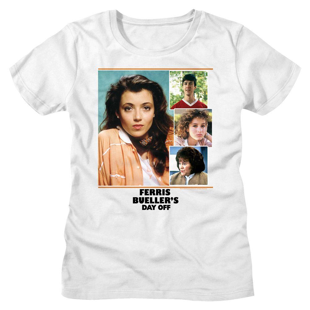 Ferris Bueller's Day Off Sloane Collage Womens T-Shirt Hoodie, Sweatshirt | ZylaModa.com