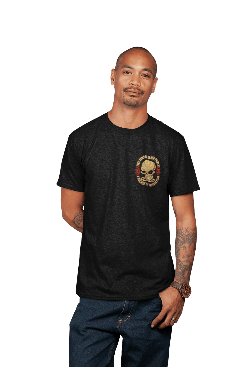 Five Finger Death Punch - Small Logo T-Shirt Hoodie, Sweatshirt | ZylaModa.com (Image 3)