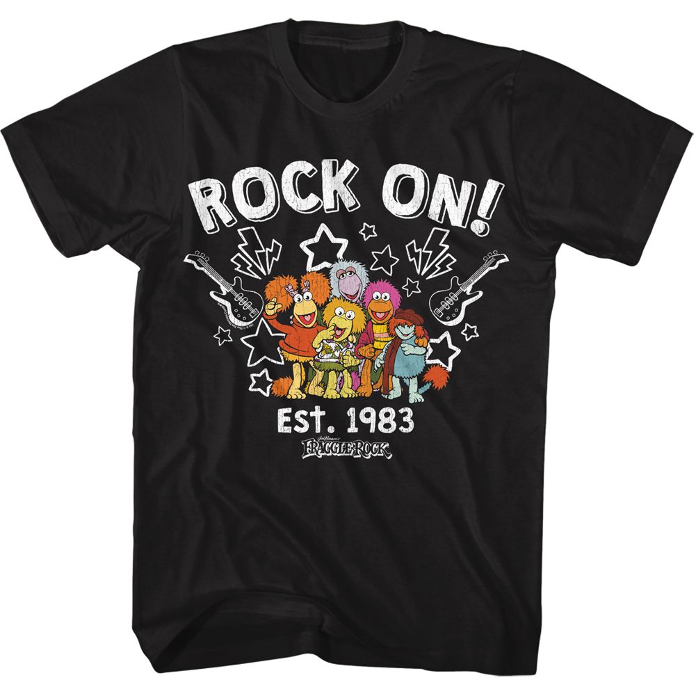 Fraggle Rock - Guitars And Stars Boyfriend Tee Hoodie, Sweatshirt | ZylaModa.com