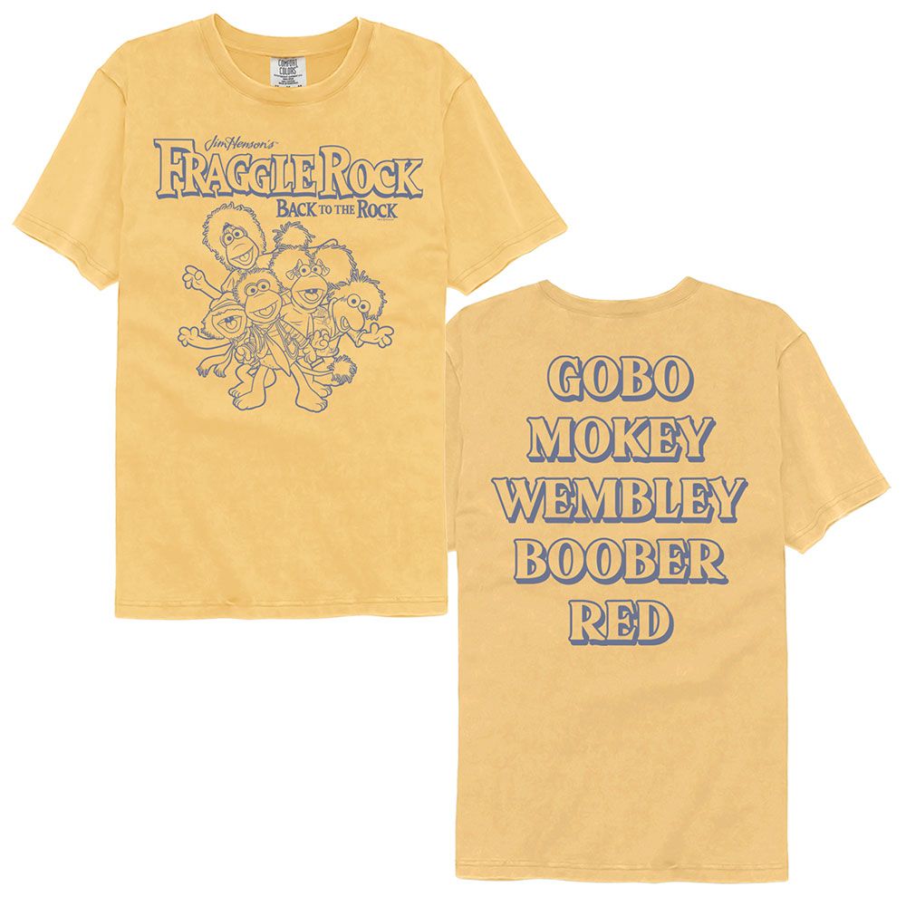 Fraggle Rock Names On Back Comfort Colors T-Shirt Hoodie, Sweatshirt | ZylaModa.com