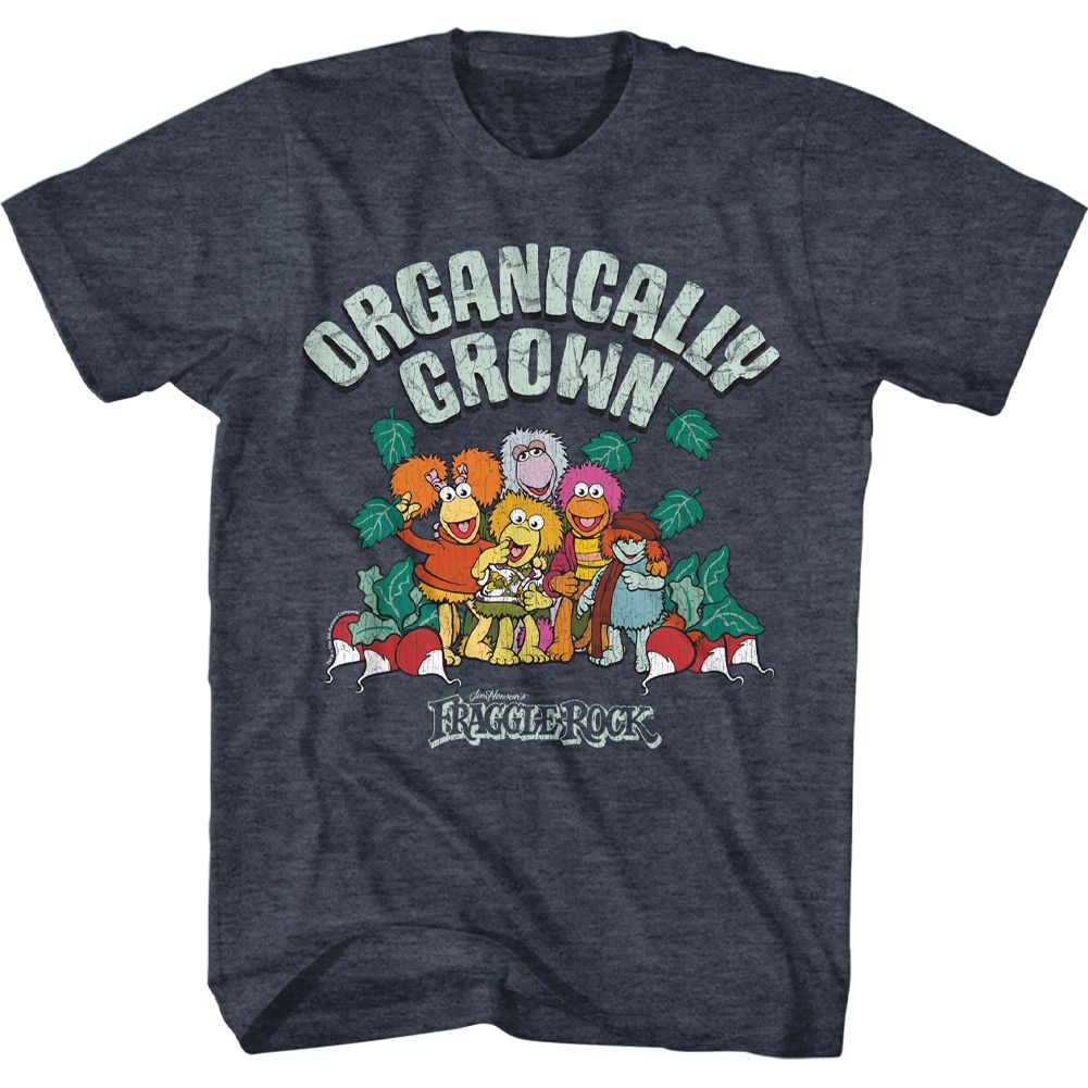 Fraggle Rock - Organically Grown Boyfriend Tee Hoodie, Sweatshirt | ZylaModa.com