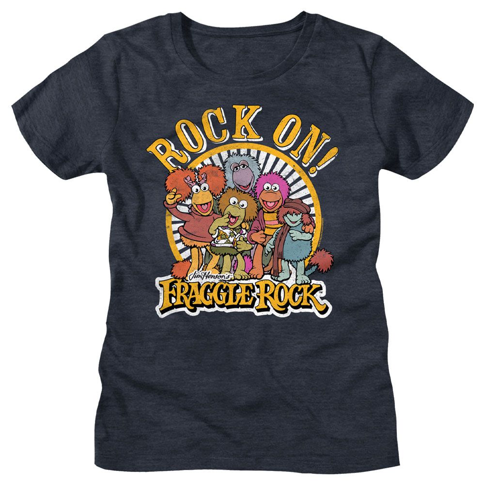Fraggle Rock - Rock On Womens T-Shirt Hoodie, Sweatshirt | ZylaModa.com