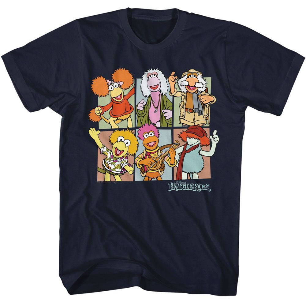 Fraggle Rock - Squares Boyfriend Tee Hoodie, Sweatshirt | ZylaModa.com