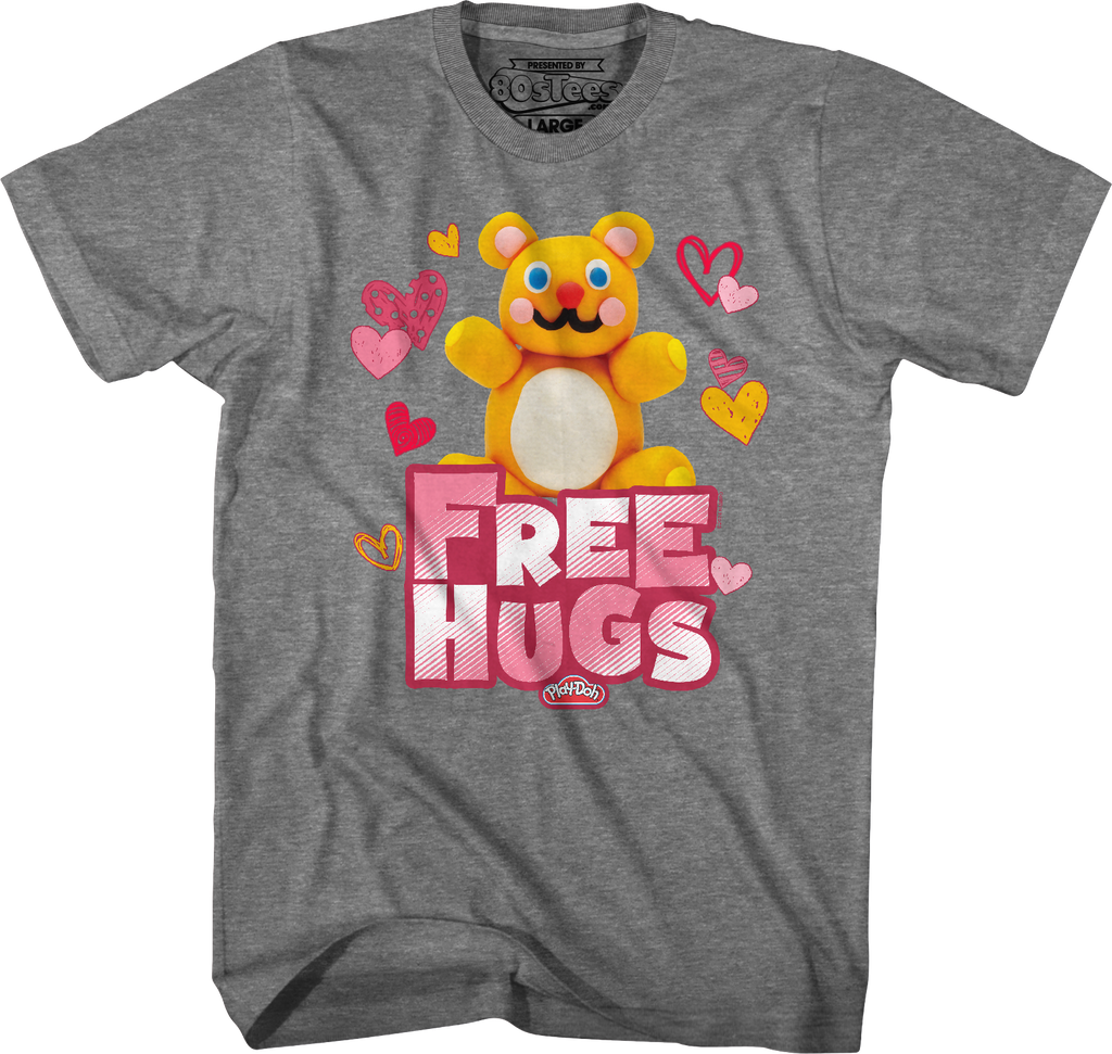 Free Hugs Play-Doh T-Shirt Hoodie, Sweatshirt | ZylaModa.com (Image 3)
