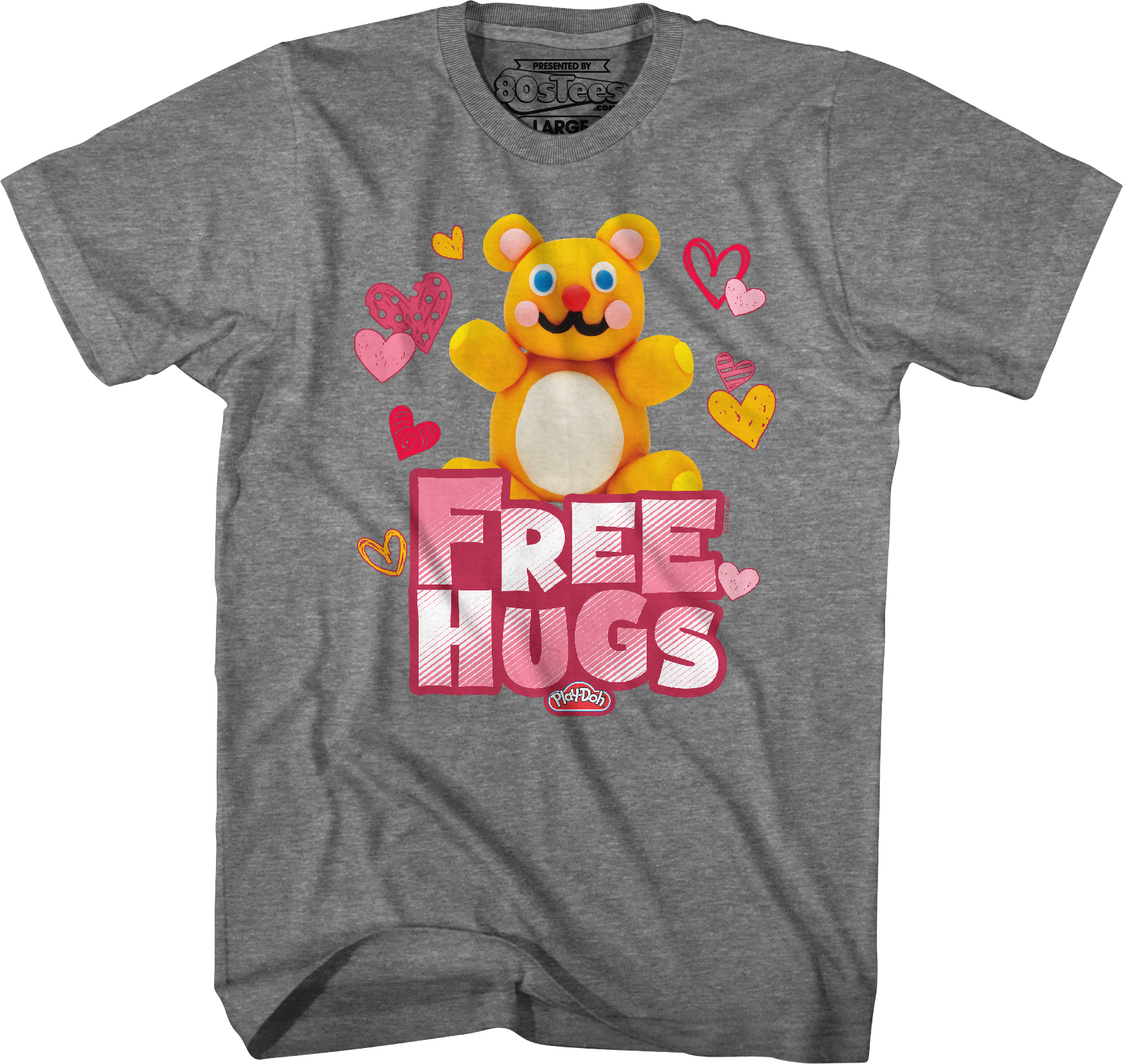 Free Hugs Play-Doh T-Shirt Hoodie, Sweatshirt | ZylaModa.com (Image 3)
