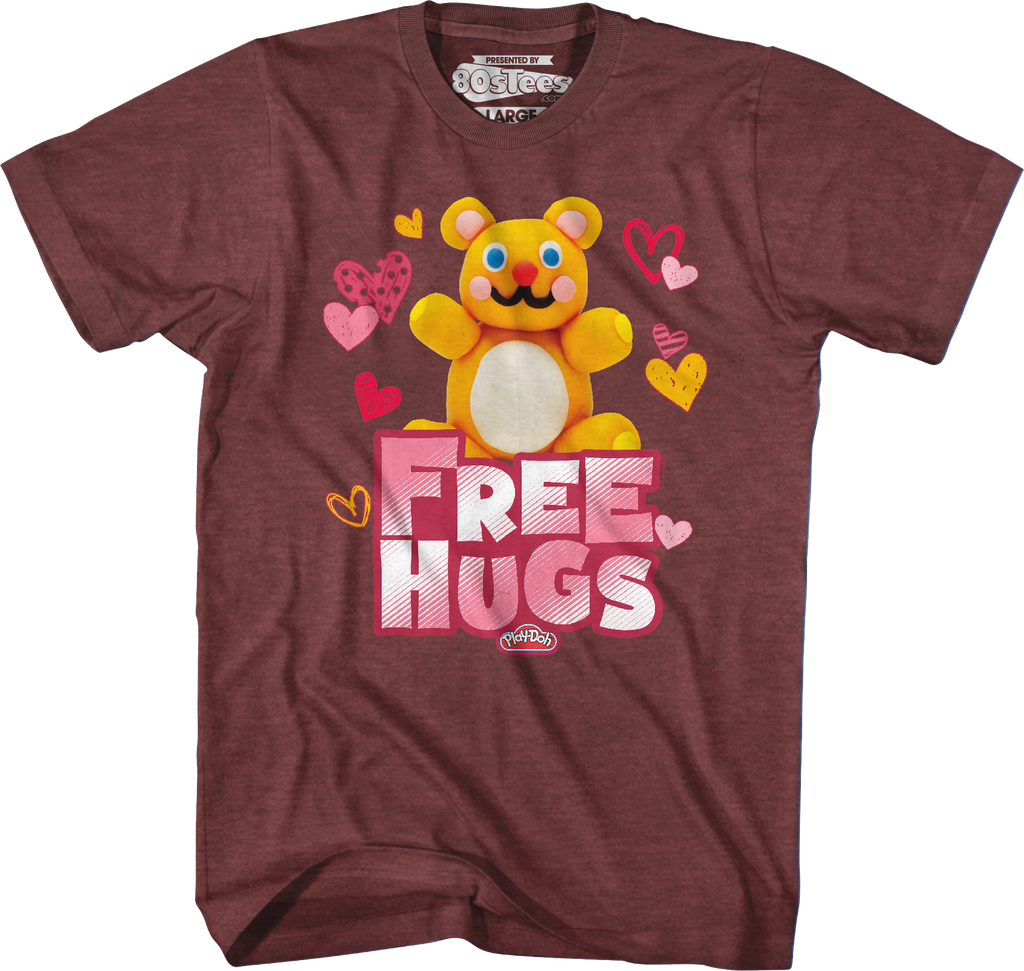 Free Hugs Play-Doh T-Shirt Hoodie, Sweatshirt | ZylaModa.com (Image 5)