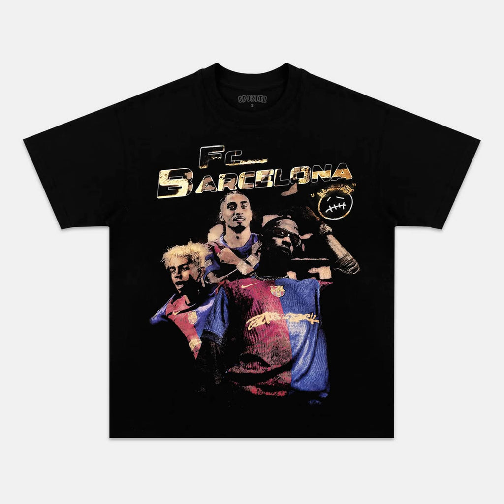 FC BARCELONA & TRAVIS SCORTT  2025 TEE Hoodie, Sweatshirt | ZylaModa.com (Image 1)