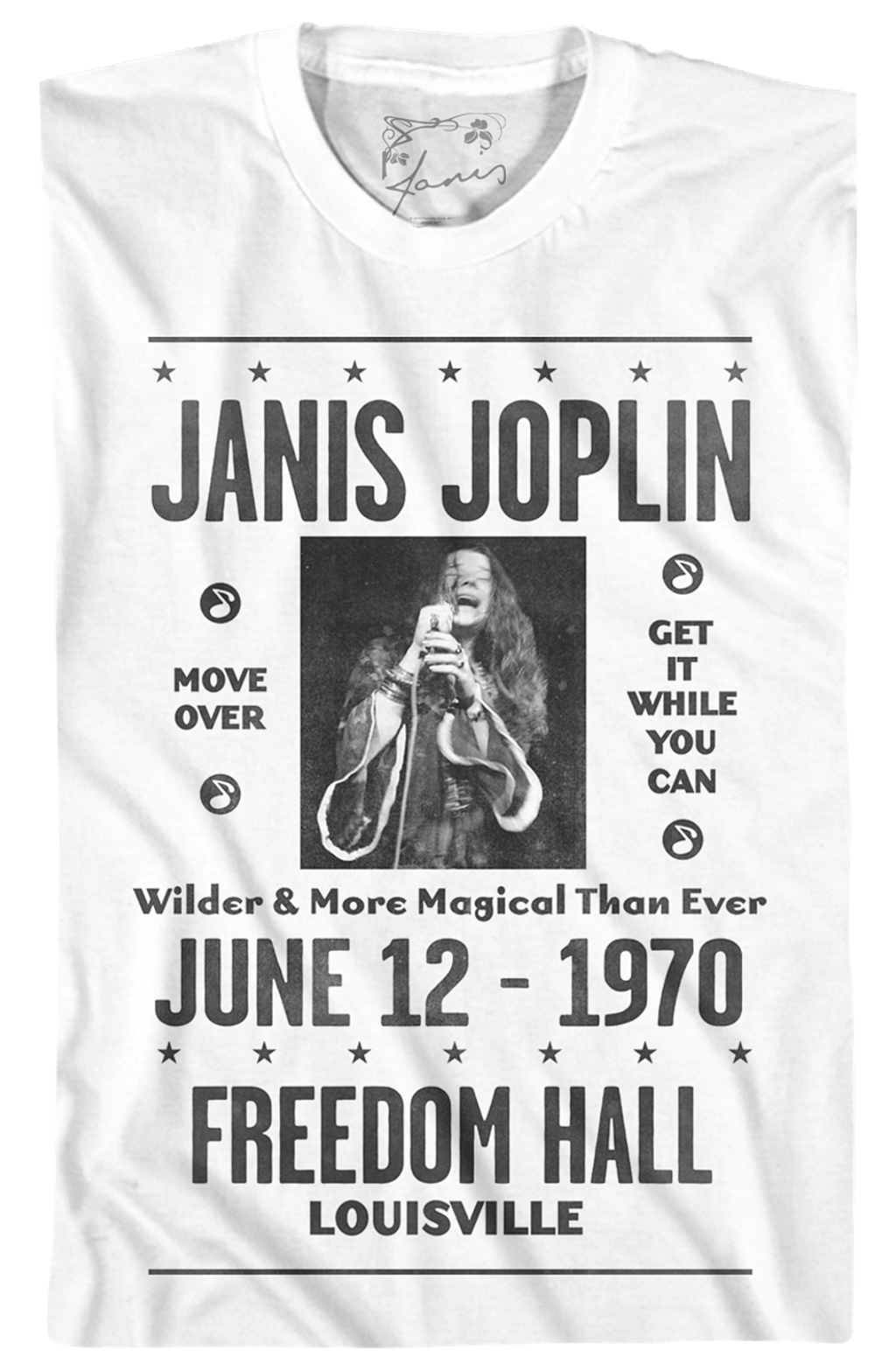 Freedom Hall Janis Joplin T-Shirt Hoodie, Sweatshirt | ZylaModa.com (Image 2)