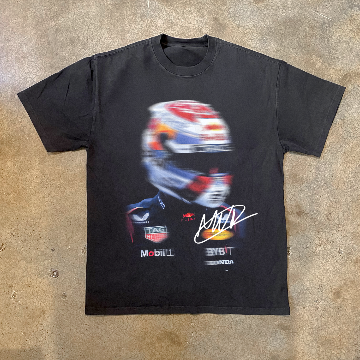 VERSTAPPEN 'MAX SPEED' HEAVY BLACK T-SHIRT Hoodie, Sweatshirt | ZylaModa.com (Image 1)