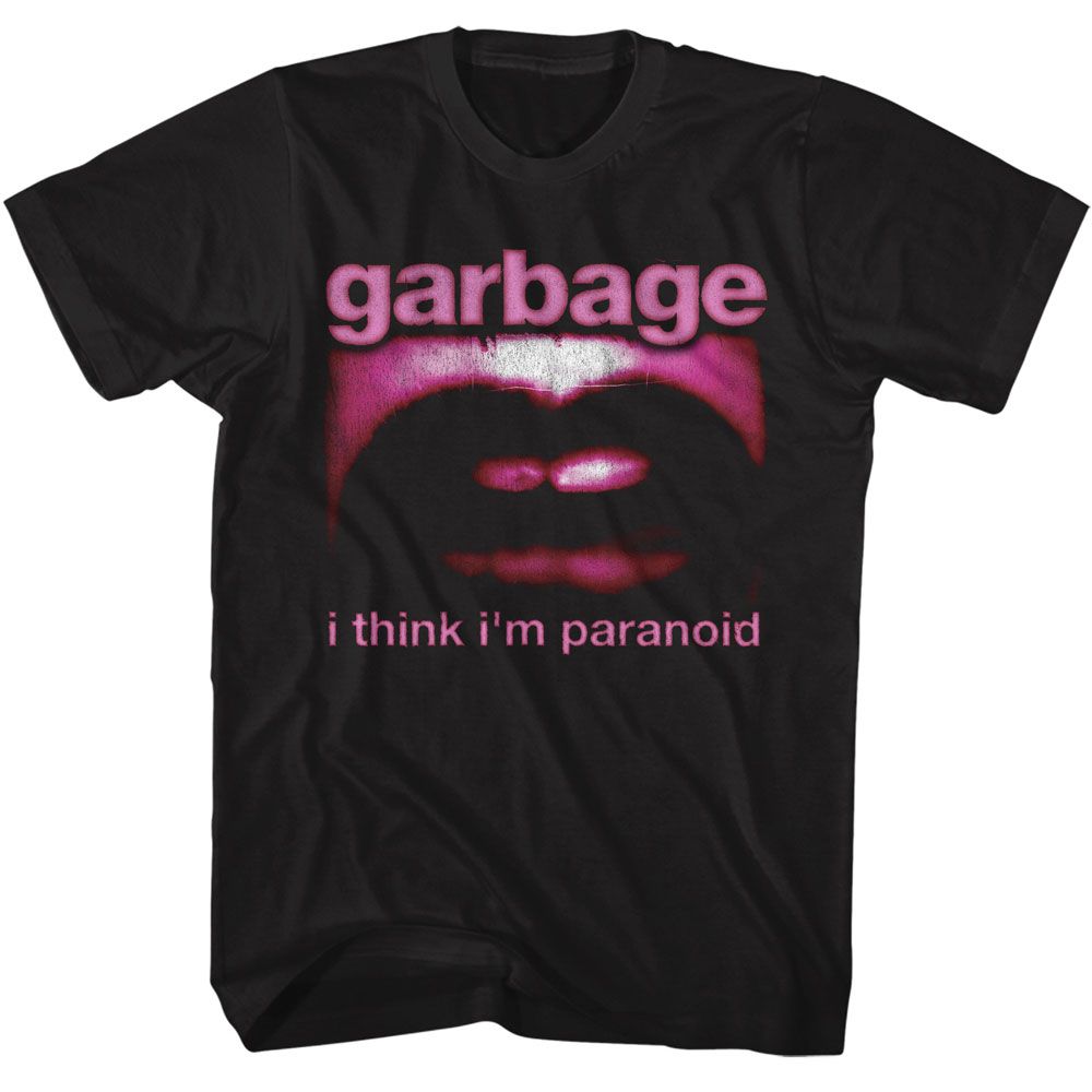 Garbage - Paranoid Mouth Boyfriend Tee Hoodie, Sweatshirt | ZylaModa.com