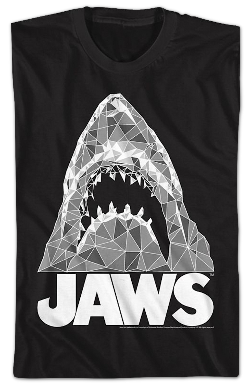 Geometric Shark Jaws T-Shirt Hoodie, Sweatshirt | ZylaModa.com (Image 2)