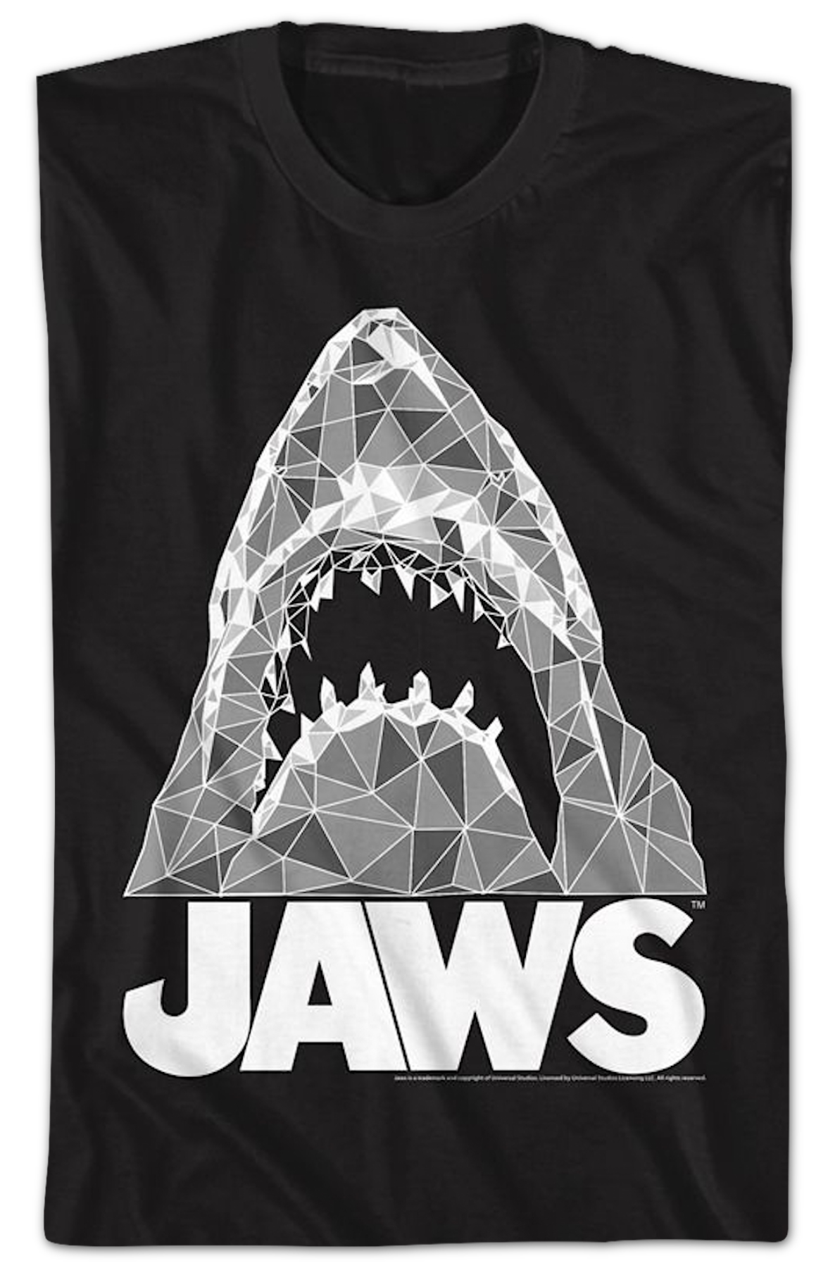 Geometric Shark Jaws T-Shirt Hoodie, Sweatshirt | ZylaModa.com (Image 2)