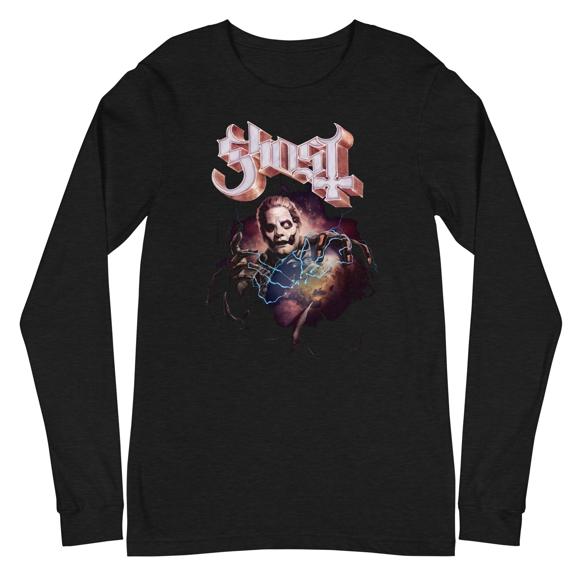 Ghost - World Logo Long Sleeve T-Shirt Hoodie, Sweatshirt | ZylaModa.com