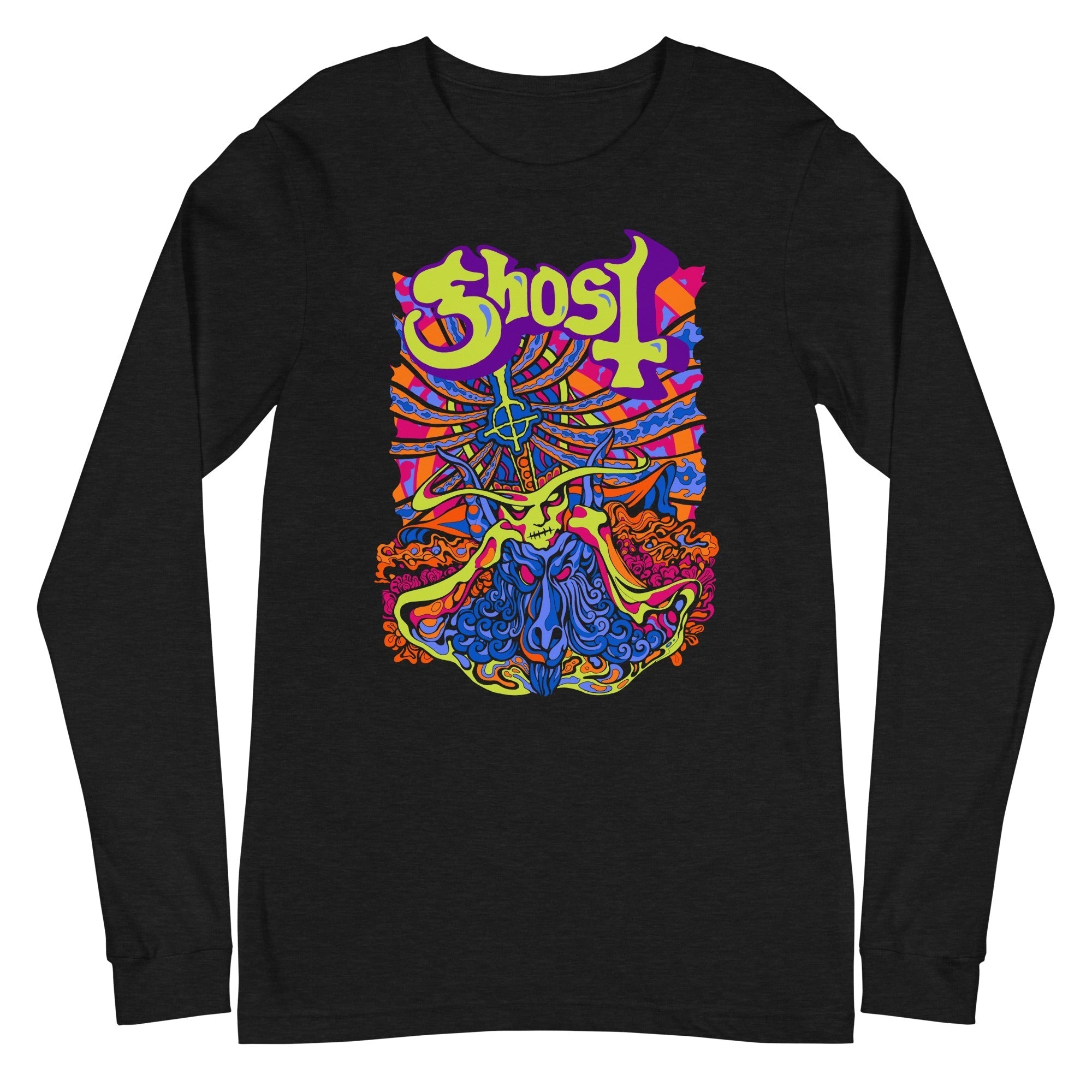 Ghost - Stained Glass Long Sleeve T-Shirt Hoodie, Sweatshirt | ZylaModa.com