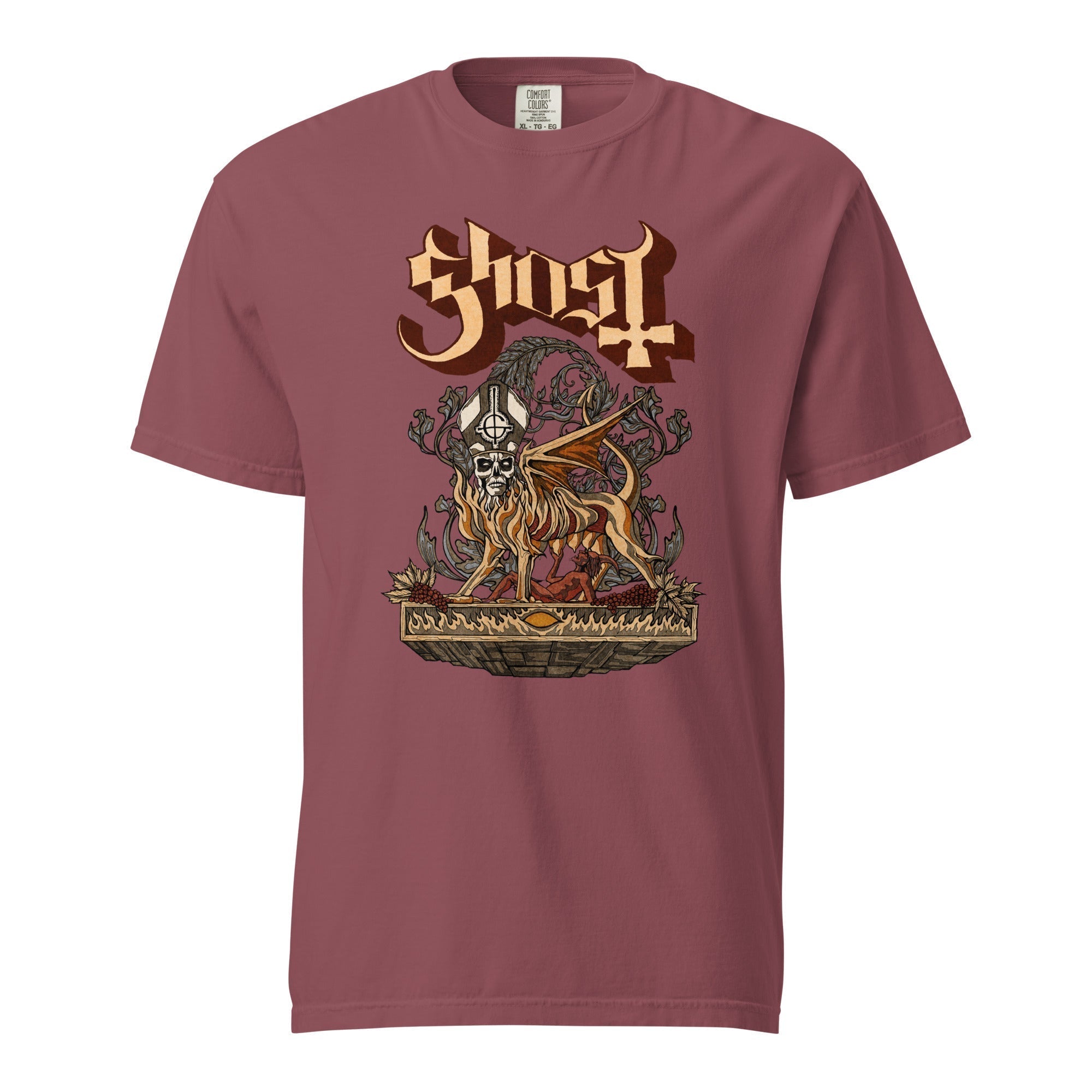 Ghost Absolution Mineral Wash T-Shirt Hoodie, Sweatshirt | ZylaModa.com (Image 4)