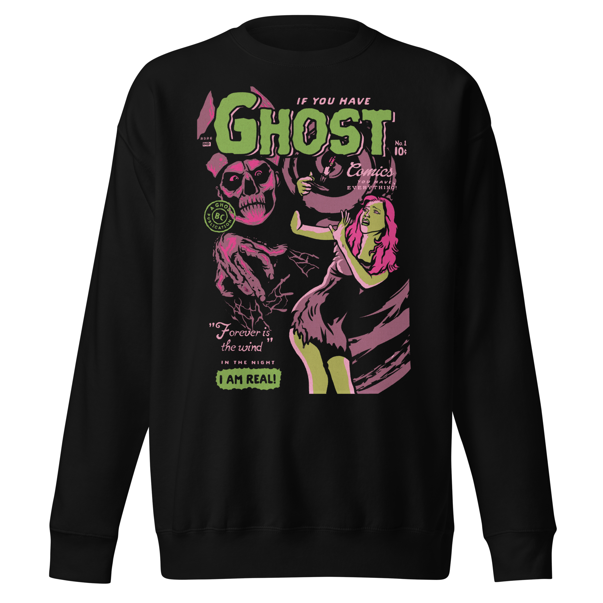 Ghost Comics Vintage Sweatshirt T-Shirts, Hoodie | ZylaModa.com (Image 2)