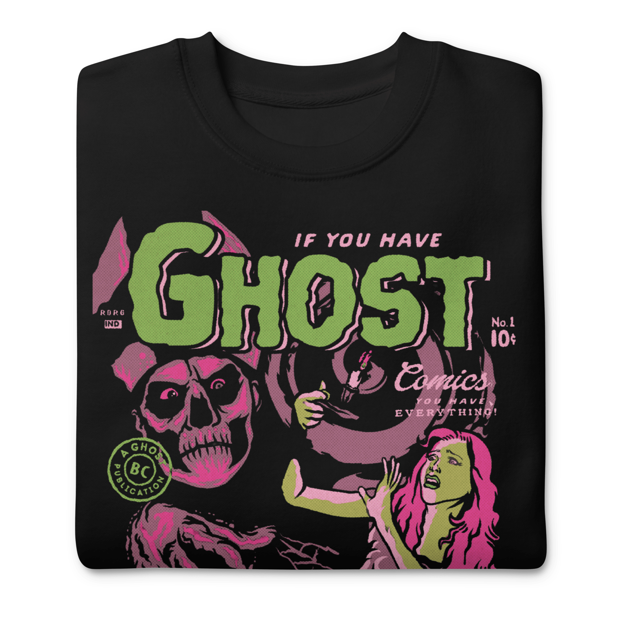 Ghost Comics Vintage Sweatshirt T-Shirts, Hoodie | ZylaModa.com (Image 1)