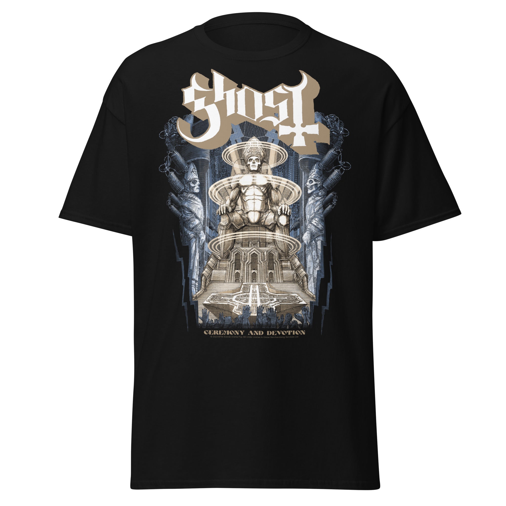 Ghost - Monument Jumbo Print T-Shirt Hoodie, Sweatshirt | ZylaModa.com (Image 1)