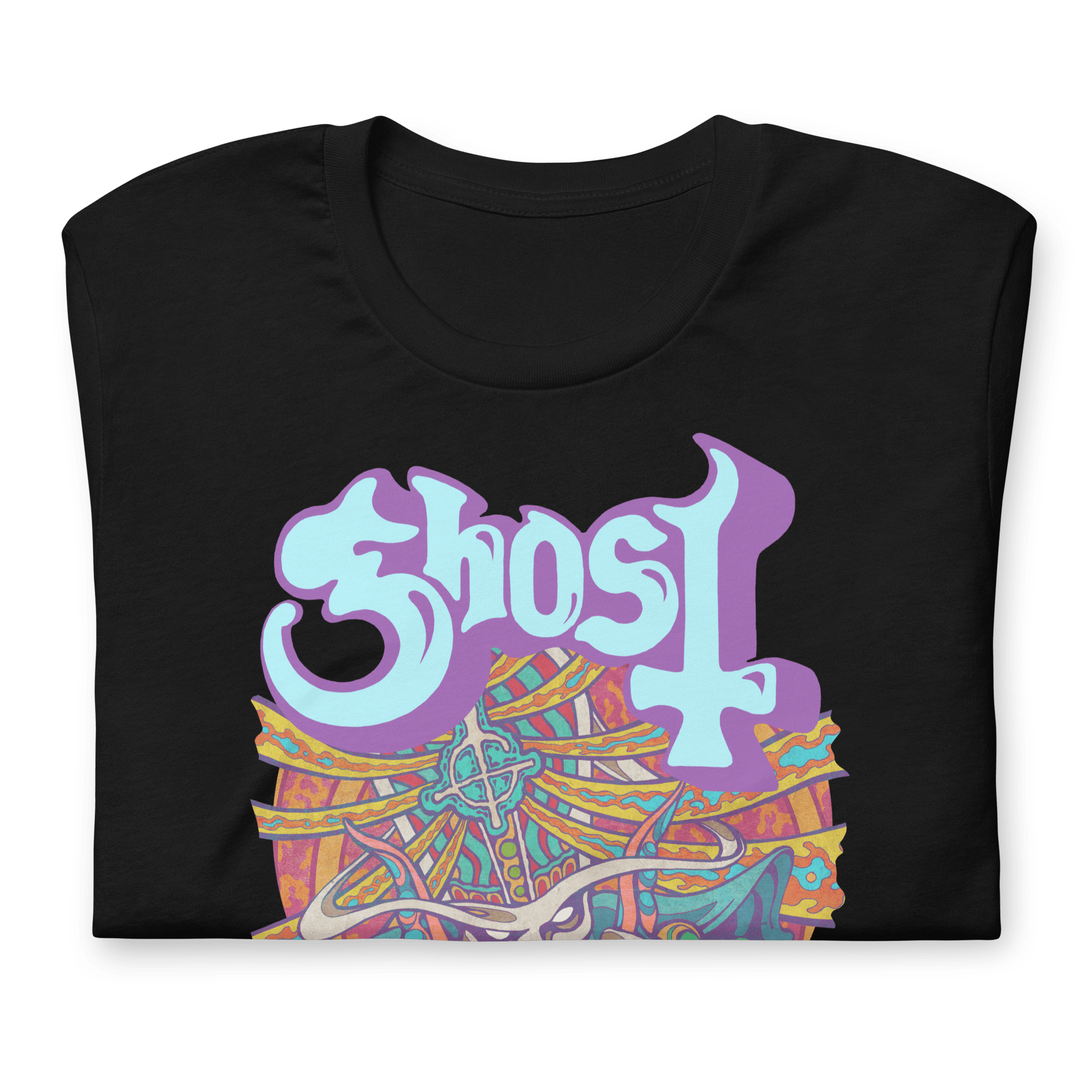 Ghost - Neon Blur T-Shirt Hoodie, Sweatshirt | ZylaModa.com (Image 4)