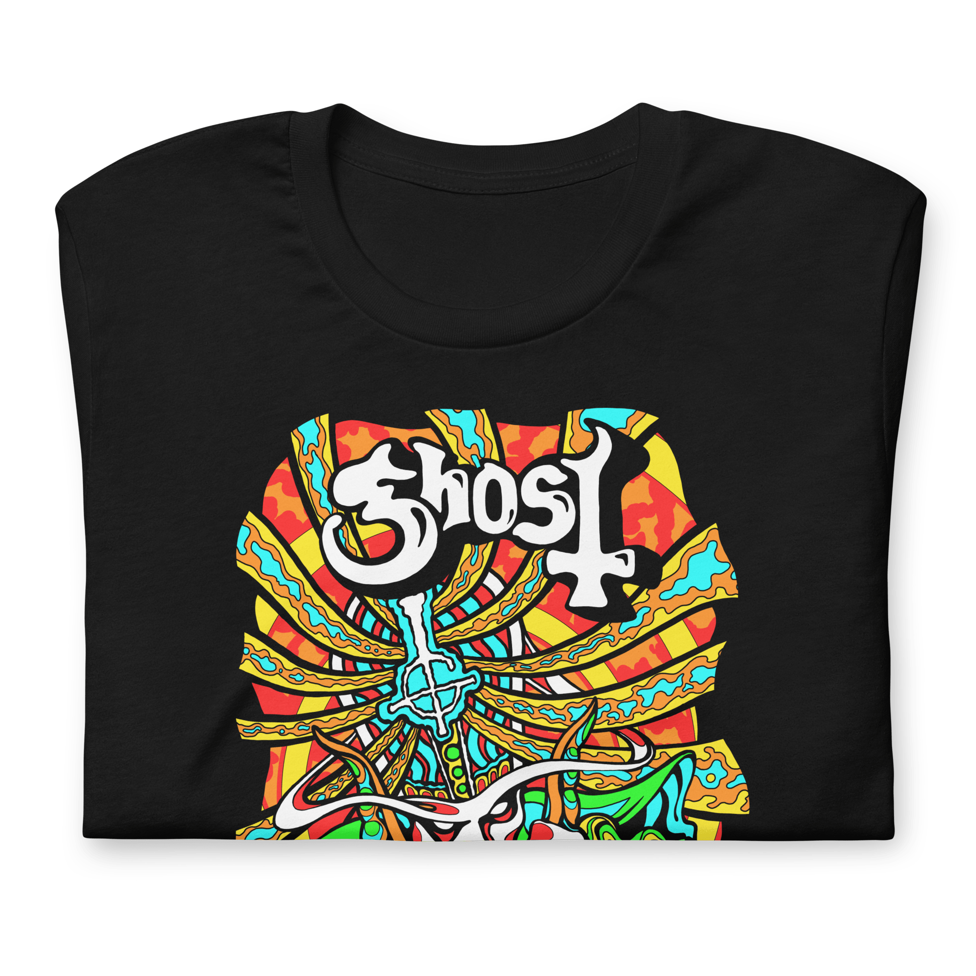 Ghost - Psychedelic T-Shirt Hoodie, Sweatshirt | ZylaModa.com (Image 4)