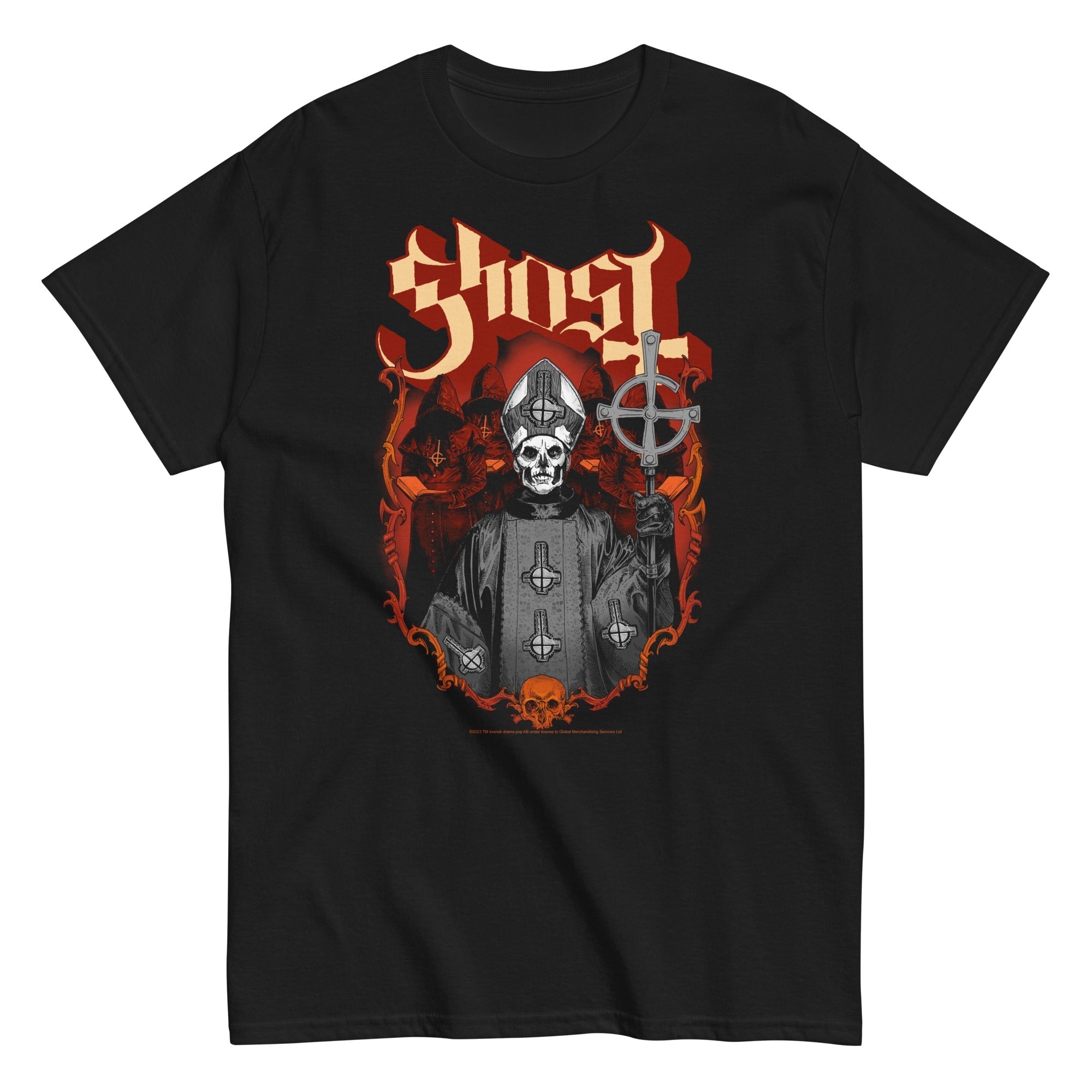 Ghost - Skull and Robes T-Shirt Hoodie, Sweatshirt | ZylaModa.com (Image 1)