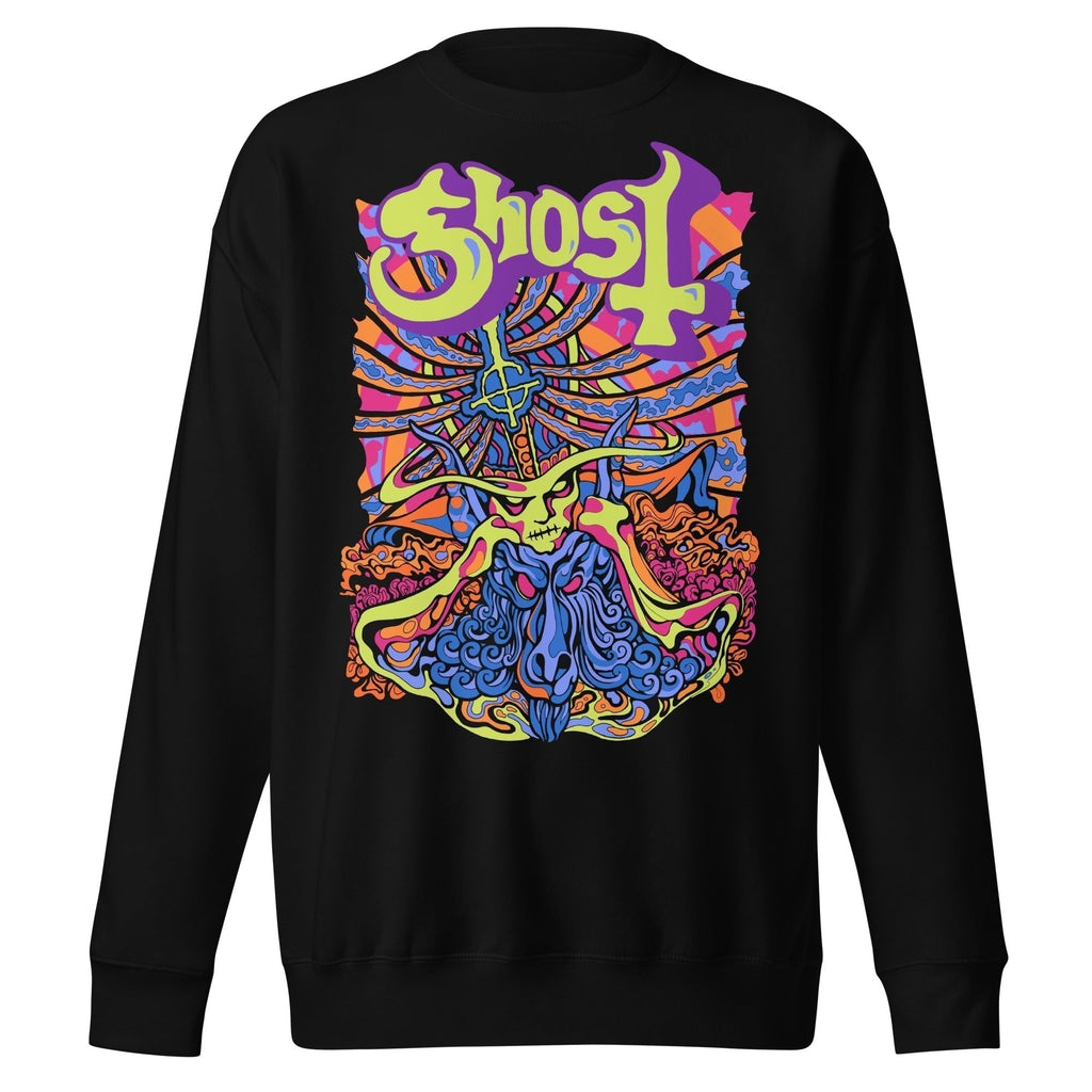 Ghost Stained Glass Jumbo Print Sweatshirt T-Shirts, Hoodie | ZylaModa.com (Image 1)