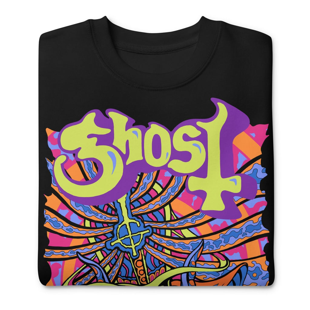 Ghost Stained Glass Jumbo Print Sweatshirt T-Shirts, Hoodie | ZylaModa.com (Image 3)