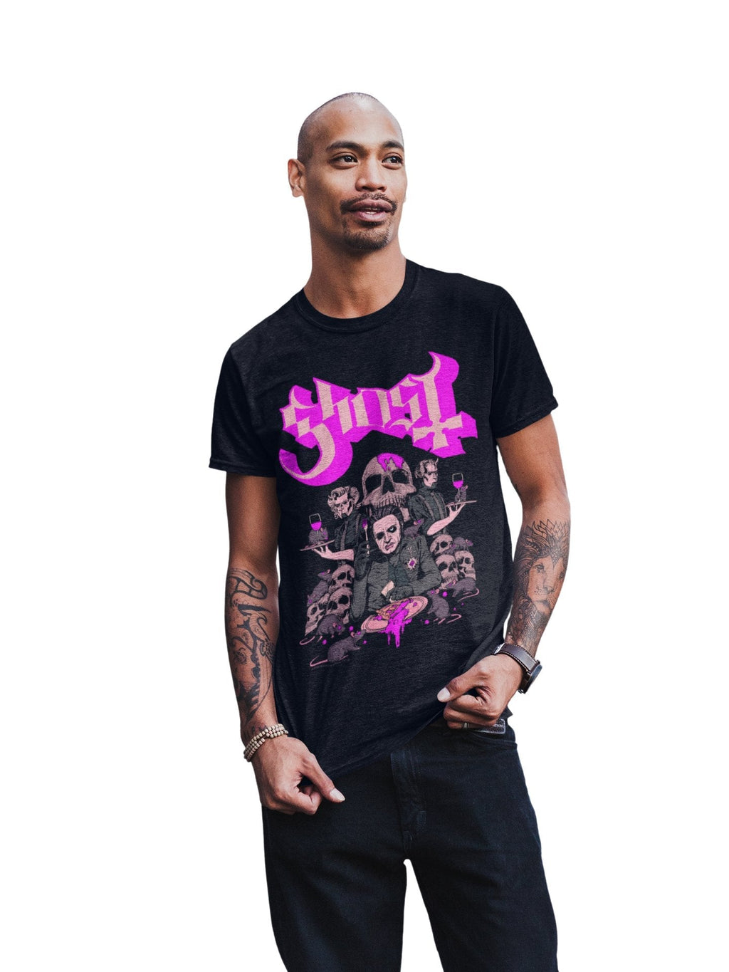 Ghost What's for Dinner T-Shirt Hoodie, Sweatshirt | ZylaModa.com (Image 3)