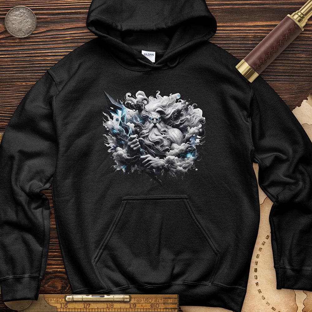 A Powerful Zeus Holding a Lightning Bolt Hoodie T-Shirts, Sweatshirt | ZylaModa.com (Image 2)