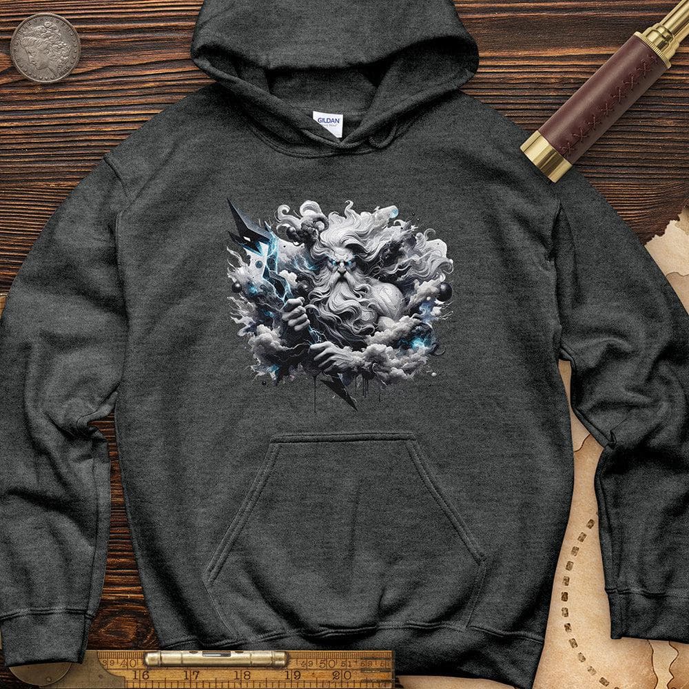 A Powerful Zeus Holding a Lightning Bolt Hoodie T-Shirts, Sweatshirt | ZylaModa.com (Image 3)