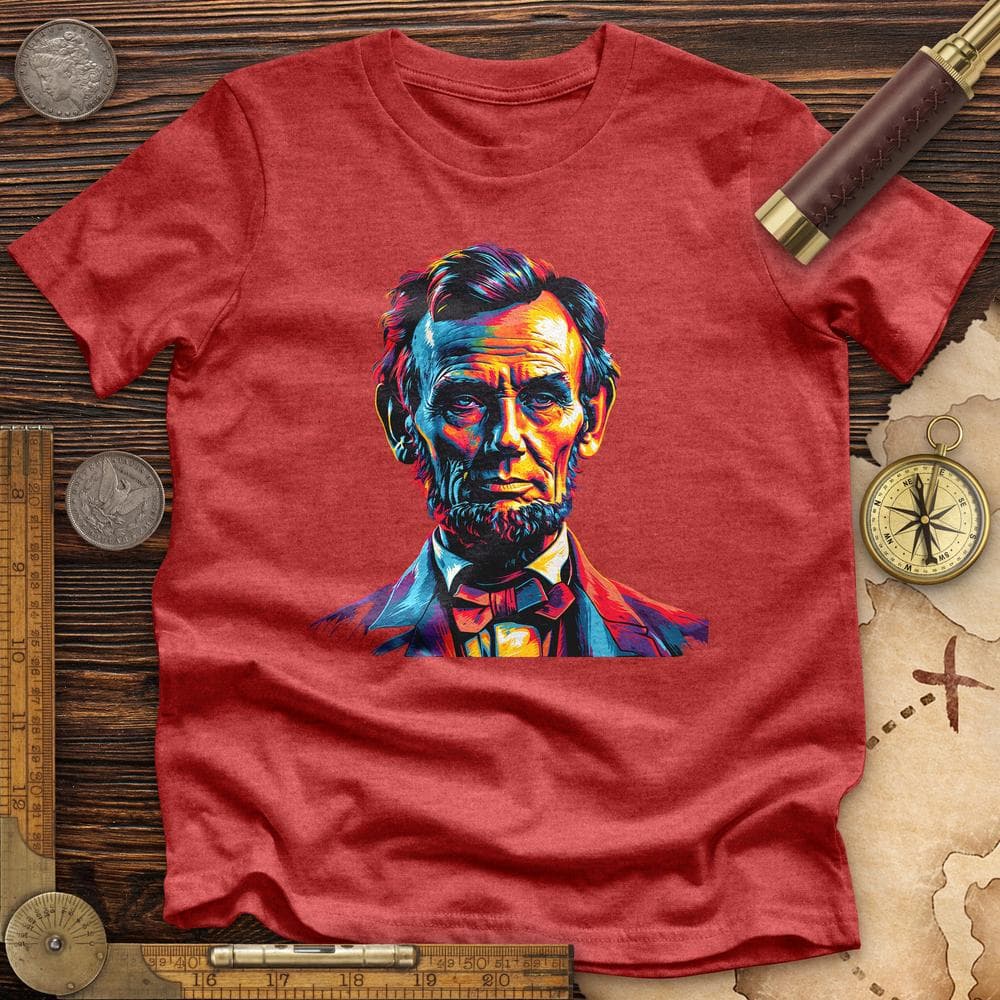 Abe Lincoln Vibrant Premium QualityTee T-Shirts, Hoodie, Sweatshirt | ZylaModa.com (Image 5)