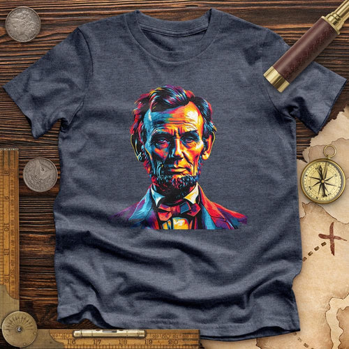 Abe Lincoln Vibrant Premium QualityTee T-Shirts, Hoodie, Sweatshirt | ZylaModa.com (Image 1)