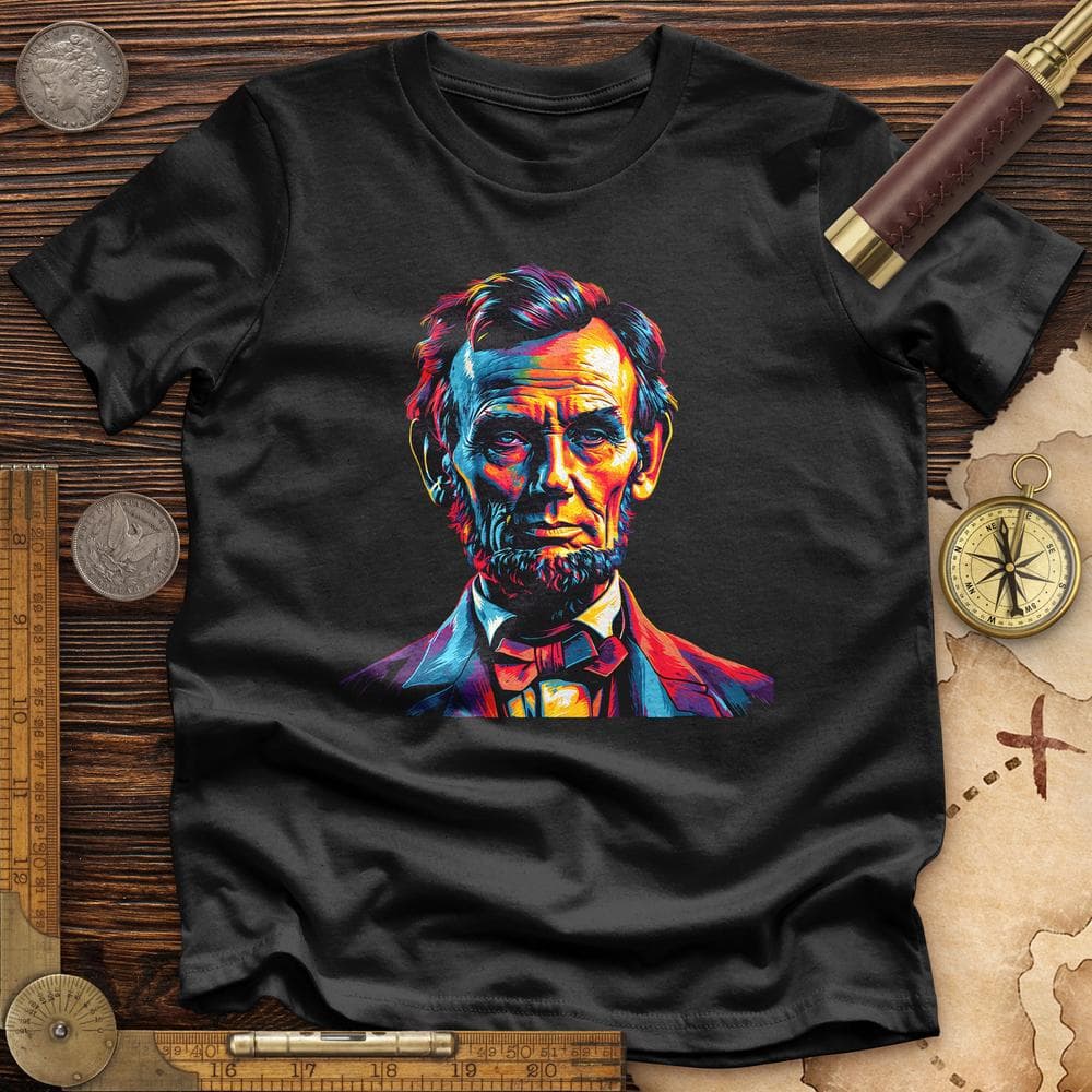 Abe Lincoln Vibrant Premium QualityTee T-Shirts, Hoodie, Sweatshirt | ZylaModa.com (Image 2)