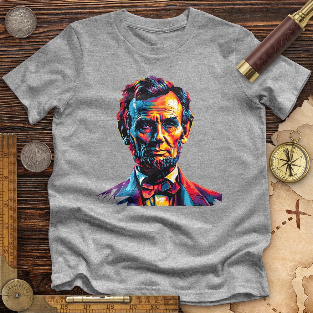 Abe Lincoln Vibrant Premium QualityTee T-Shirts, Hoodie, Sweatshirt | ZylaModa.com (Image 3)
