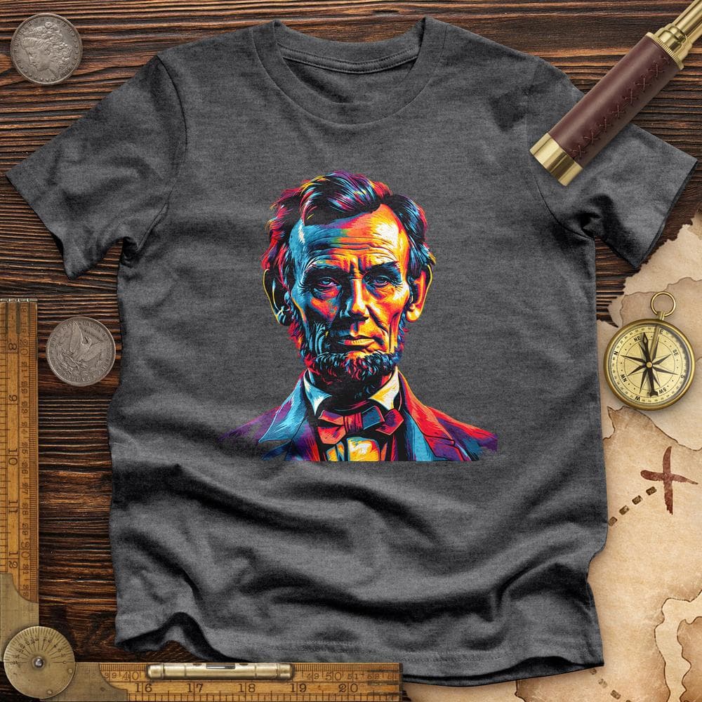 Abe Lincoln Vibrant Premium QualityTee T-Shirts, Hoodie, Sweatshirt | ZylaModa.com (Image 4)