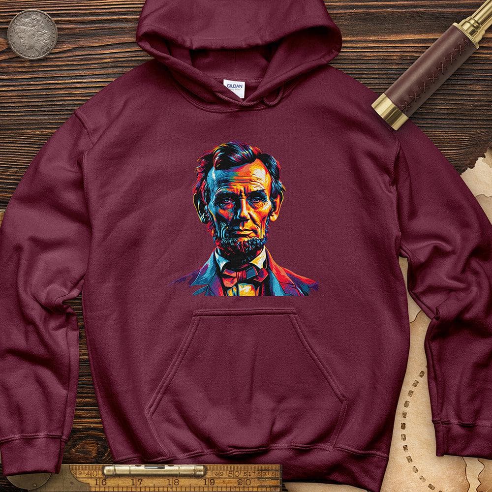 Abe Lincoln Vibrant Hoodie T-Shirts, Sweatshirt | ZylaModa.com (Image 3)