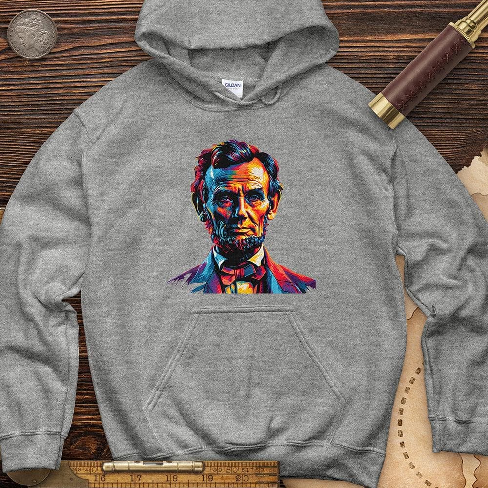 Abe Lincoln Vibrant Hoodie T-Shirts, Sweatshirt | ZylaModa.com (Image 4)