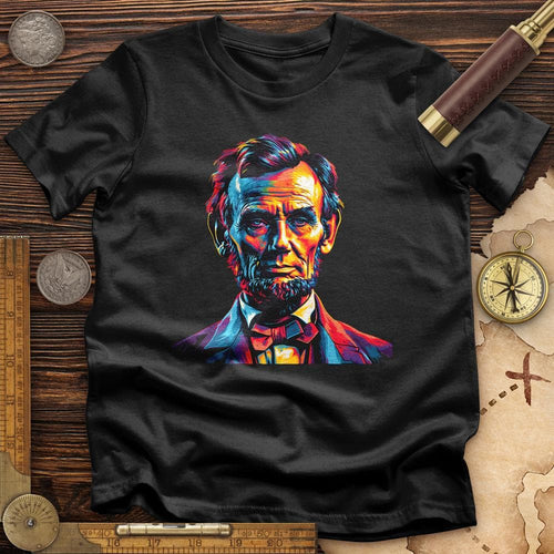 Abe Lincoln Vibrant T-Shirt Hoodie, Sweatshirt | ZylaModa.com (Image 2)