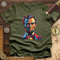 Abe Lincoln Vibrant T-Shirt Hoodie, Sweatshirt | ZylaModa.com (Image 1)